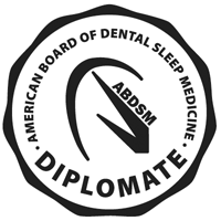 Diplomate Seal American Board of Dental Sleep Medicine